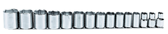 Proto® 1/2" Drive 15 Piece Socket Set - 6 Point - Strong Tooling