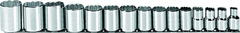 Proto® 1/2" Drive 15 Piece Socket Set - 12 Point - Strong Tooling