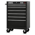 Proto® 440SS 27" Roller Cabinet - 7 Drawer, Black - Strong Tooling