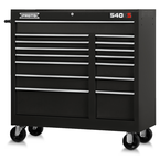 Proto® 440SS 41" Workstation - 15 Drawer, Black - Strong Tooling