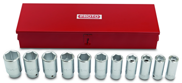 Proto® 3/4" Drive 11 Piece Deep Socket Set- 6 Point - Strong Tooling