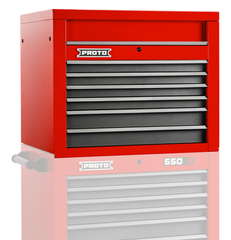 Proto® 550S 34" Top Chest - 6 Drawer, Gloss Red - Strong Tooling