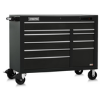 Proto® 550E 50" Front Facing Power Workstation w/ USB - 10 Drawer, Gloss Black - Strong Tooling
