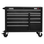 Proto® 550S 50" Workstation - 10 Drawer, Dual Black - Strong Tooling