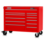 Proto® 550S 50" Workstation - 12 Drawer, Gloss Red - Strong Tooling