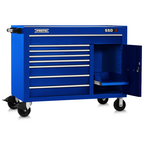 Proto® 550S 50" Workstation - 8 Drawer & 1 Shelf, Gloss Blue - Strong Tooling