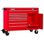 Proto® 550S 50" Workstation - 8 Drawer & 1 Shelf, Gloss Red - Strong Tooling
