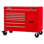 Proto® 550S 50" Workstation - 8 Drawer & 2 Shelves, Gloss Red - Strong Tooling