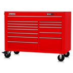 Proto® 550S 57" Workstation - 13 Drawer, Gloss Red - Strong Tooling