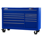 Proto® 550S 66" Workstation - 11 Drawer, Gloss Blue - Strong Tooling