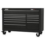 Proto® 550S 66" Workstation - 12 Drawer, Gloss Black - Strong Tooling