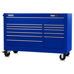 Proto® 550S 66" Workstation - 12 Drawer, Gloss Blue - Strong Tooling