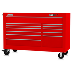 Proto® 550S 66" Workstation - 12 Drawer, Gloss Red - Strong Tooling
