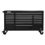 Proto® 550E 67" Front Facing Power Workstation w/ USB - 18 Drawer, Dual Black - Strong Tooling