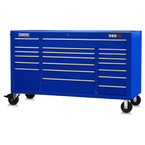 Proto® 550S 67" Workstation - 20 Drawer, Gloss Blue - Strong Tooling