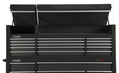 Proto® 550S 88" Top Chest - 15 Drawer, Dual Black - Strong Tooling