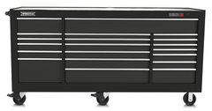 Proto® 550S 88" Workstation - 18 Drawer, Dual Black - Strong Tooling