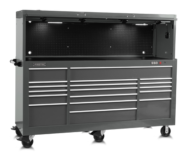 Proto® 550S 88" Workstation - 20 Drawer, Gloss Red - Strong Tooling