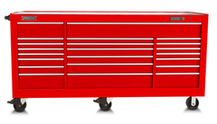 Proto® 550S 88" Workstation - 22 Drawer, Gloss Red - Strong Tooling