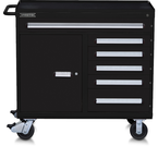 Proto® 560S 45" Workstaion- 6 Drawer & 1 Shelf- Gloss Black - Strong Tooling