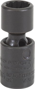 Proto® 1/4" Drive Universal Impact Socket 7/16" - 12 Point - Strong Tooling