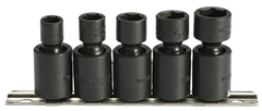 Proto® 3/8" Drive 5 Piece Universal Impact Socket Set - 6 Point - Strong Tooling