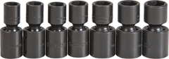 Proto® 1/2" Drive 7 Piece Metric Universal Impact Socket Set - 6 Point - Strong Tooling