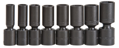 Proto® 1/2" Drive 8 Piece Deep Universal Impact Socket Set - 6 Point - Strong Tooling