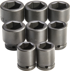 Proto® 3/4" Drive 8 Piece Impact Socket Set - 6 Point - Strong Tooling