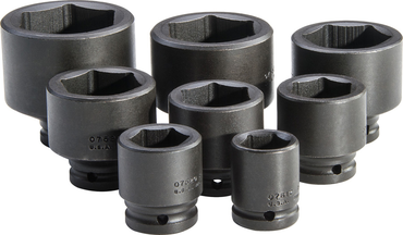 Proto® 3/4" Drive 8 Piece Impact Socket Set - 6 Point - Strong Tooling