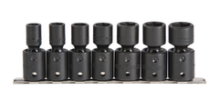 Proto® 1/2" Drive 7 Piece Deep Universal Impact Socket Set - 6 Point - Strong Tooling