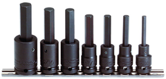 Proto® 1/2" Drive 7 Piece Hex Bit Impact Socket Set - Strong Tooling