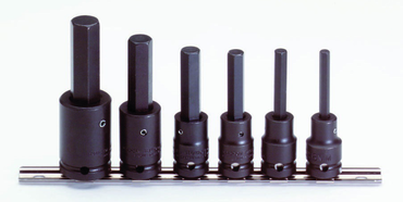 Proto® 1/2" Drive 6 Piece Metric Hex Bit Impact Socket Set - Strong Tooling