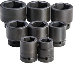 Proto® 1" Drive 8 Piece Impact Socket Set - 6 Point - Strong Tooling