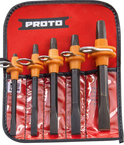 Proto® Tether-Ready 5 Piece Cold Chisel Set - Strong Tooling