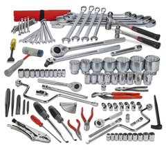 Proto® 99 Piece Metric Heavy Equipment Set With Top Chest J442719-8RD - Strong Tooling