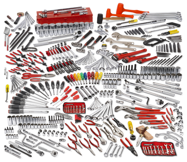 Proto® 400 Piece Advanced Maintenance Tool Set With Roller Cabinet J453441-8RD and Top Chest J453427-6RD - Strong Tooling