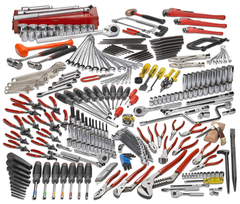 Proto® 248 Piece Metric Intermediate Set With Roller Cabinet J553441-8SG - Strong Tooling