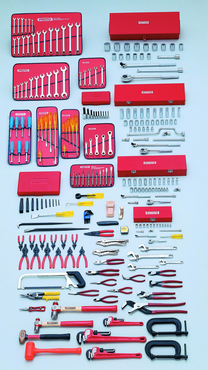 Proto® 248 Piece Metric Intermediate Set With Roller Cabinet J453441-8RD - Strong Tooling