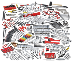 Proto® 411 Piece Advanced Maintenance Tool Set With Roller Cabinet J442735-7RD and Top Chest J442719-10RD-D - Strong Tooling