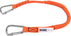 Proto® Elastic Lanyard With 2 Stainless Steel Carabiners - 25 lb. - Strong Tooling
