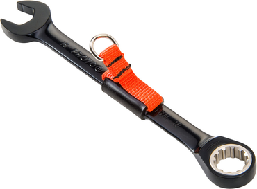 Proto® Tether-Ready Black Chrome Combination Non-Reversible Ratcheting Wrench 17 mm - Spline - Strong Tooling