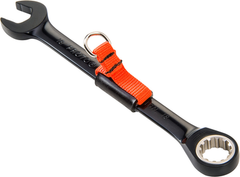 Proto® Tether-Ready Black Chrome Combination Non-Reversible Ratcheting Wrench 17 mm - Spline - Strong Tooling