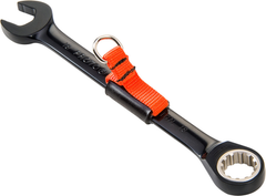 Proto® Tether-Ready Black Chrome Combination Non-Reversible Ratcheting Wrench 14 mm - Spline - Strong Tooling