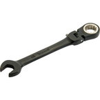 Proto® Black Chrome Combination Locking Flex-Head Ratcheting Wrench 1/2" - Spline - Strong Tooling