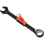 Proto® Tether-Ready Black Chrome Combination Reversible Ratcheting Wrench 11/16" - Spline - Strong Tooling