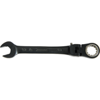 Proto® Black Chrome Combination Locking Flex-Head Ratcheting Wrench 19 mm - Spline - Strong Tooling