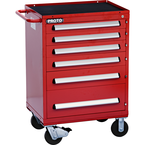 Proto® 460 Series Roller Cabinet - 6 Drawer, Red - Strong Tooling