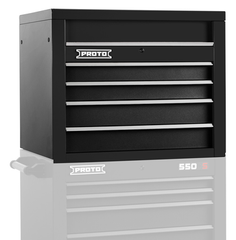 Proto® 550S 34" Top Chest - 4 Drawer, Dual Black - Strong Tooling