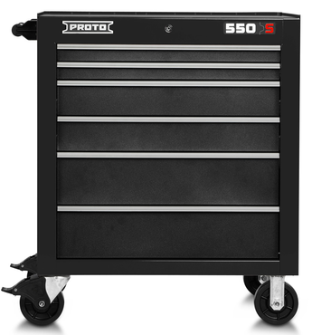 Proto® 550S 34" Roller Cabinet - 6 Drawer, Dual Black - Strong Tooling